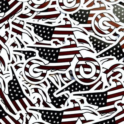 CYCLE RANCH MOTOCROSS DIE CUT STICKERS