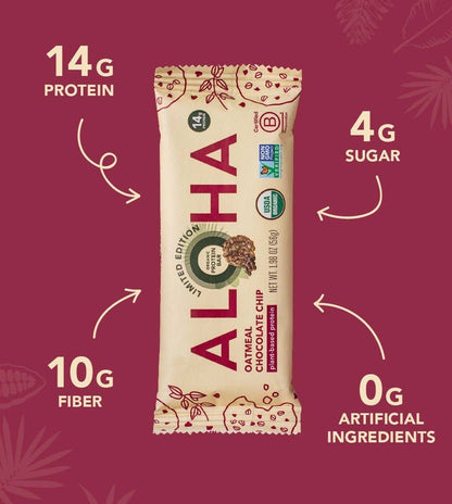Oatmeal Chocolate Chip Protein Bar | ALOHA