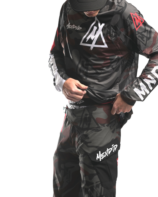 FLEET CAMO MOTOCROSS PANTS - MENDID