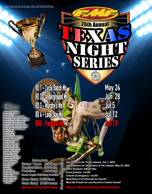 2025 FMF TX NIGHT SERIES & EMX CHAMPIONSHIP SERIES