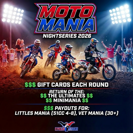 MOTOMANIA | ADMISSION & TICKETS | SATURDAY NIGHT MX RACING 2026