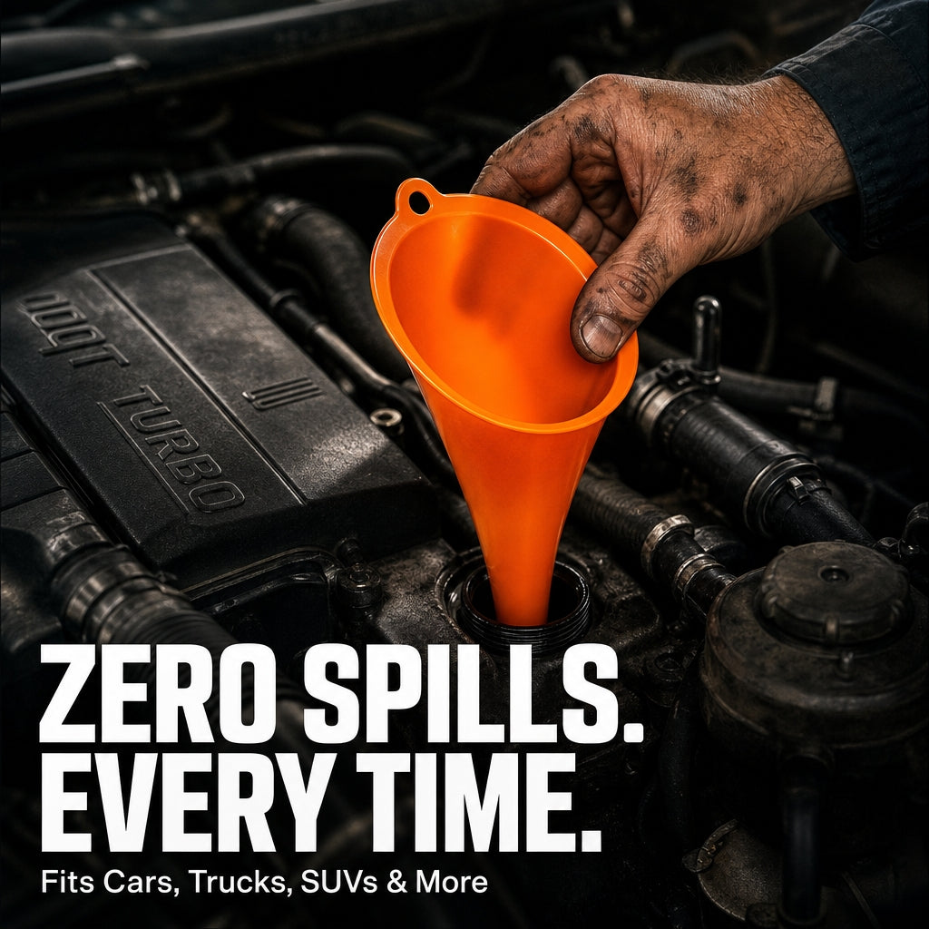 Long Neck Oil Funnel