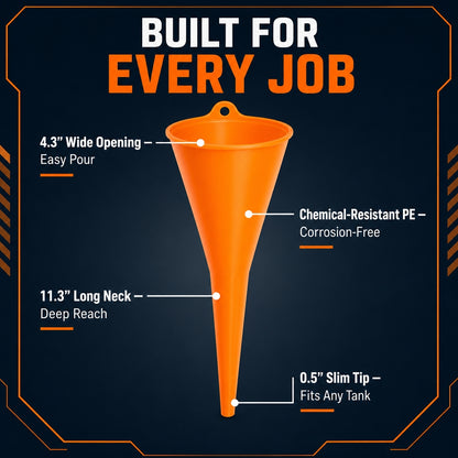 Long Neck Oil Funnel