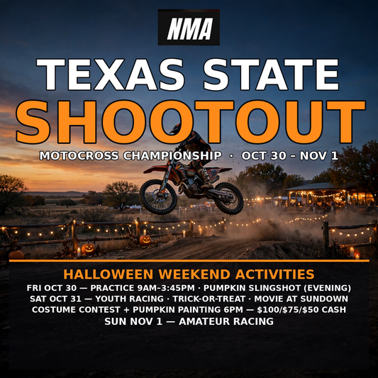 Texas State Shootout - October 30 to November 1 - Halloween weekend activities and schedule