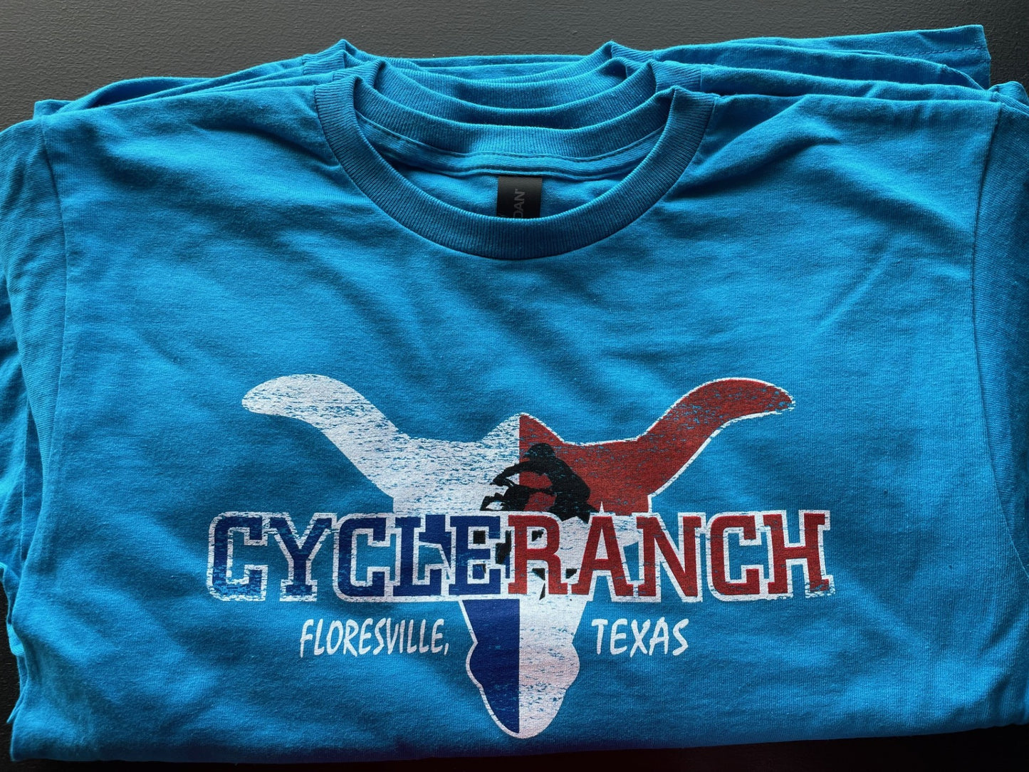 CYCLE RANCH | WORN LOGO TEE