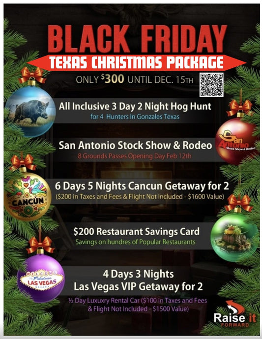 BLACK FRIDAY PACKAGE | RAISE IT FORWARD