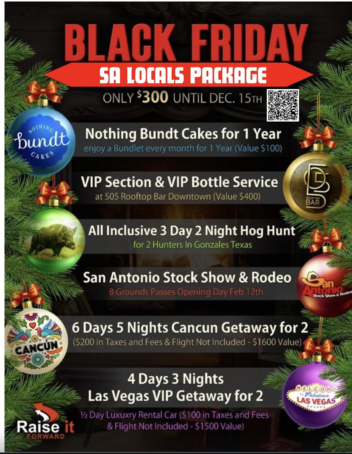 BLACK FRIDAY PACKAGE | RAISE IT FORWARD