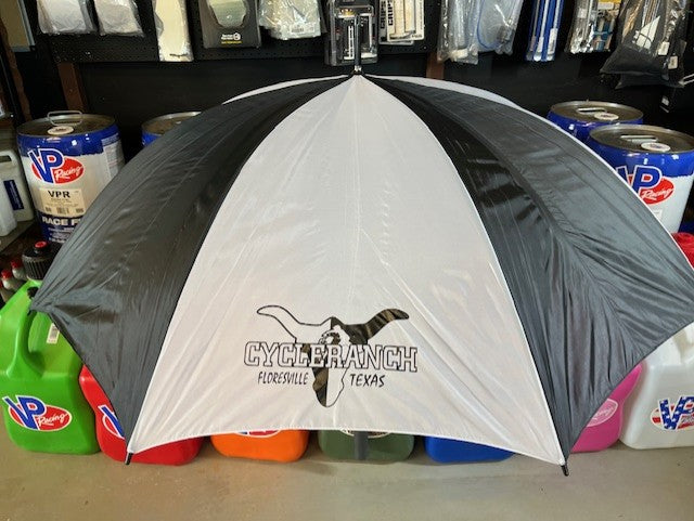 UMBRELLA | BLACK & WHITE | CYCLE RANCH´S LOGO