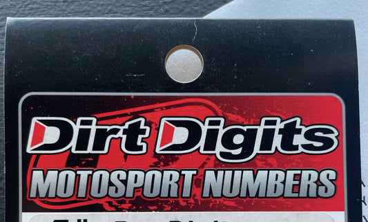DIRT DIGIT BIKE NUMBERS